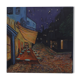 Oil on canvas painting - night town