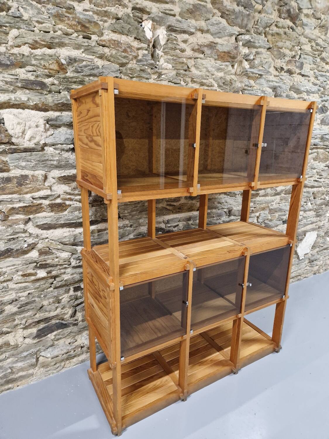 80s pine buffet in revival style