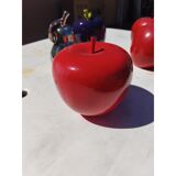 Vintage fruit set in resin and earthenware