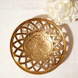 Cup in vintage brass