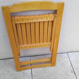 Chaise pliante vintage aldo jacober année 70