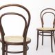 Set of 2 Antique Thonet Bentwood Chairs, Vienna Cafe Chairs, Early 1900s