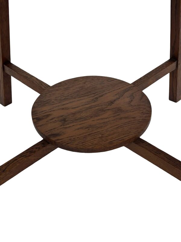 Table basse Art Déco Table d'appoint Chêne Design des années 1950
