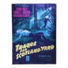 Affiche cinéma originale "Traqué par Scotland Yard" 120x160cm 1957