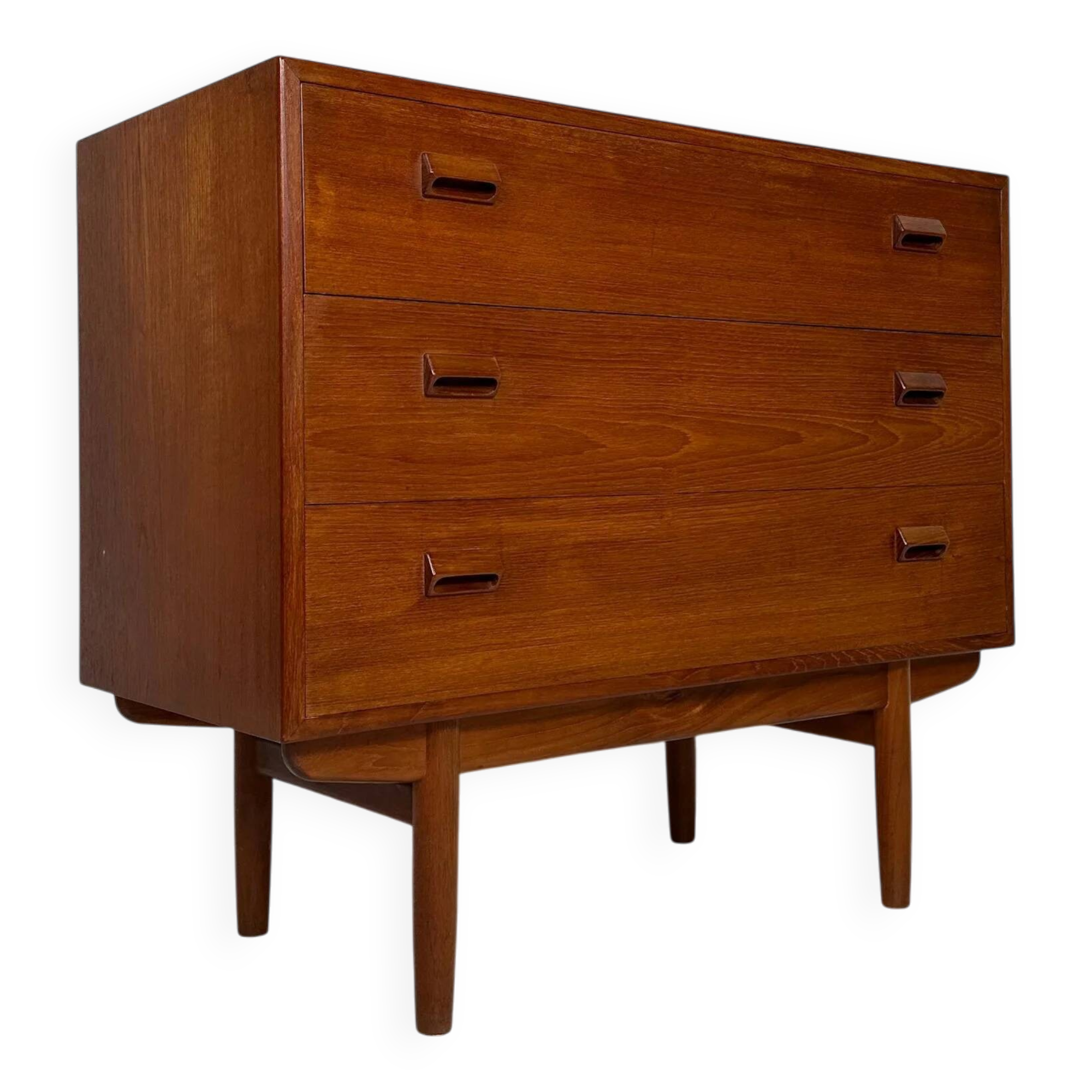 Commode secrétaire en teck danois vintage des années 1960 par Børge Mogensen