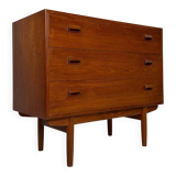 Commode secrétaire en teck danois vintage des années 1960 par Børge Mogensen