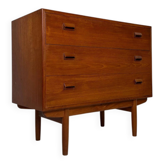 Commode secrétaire en teck danois vintage des années 1960 par Børge Mogensen