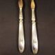 Old salad servers in their case