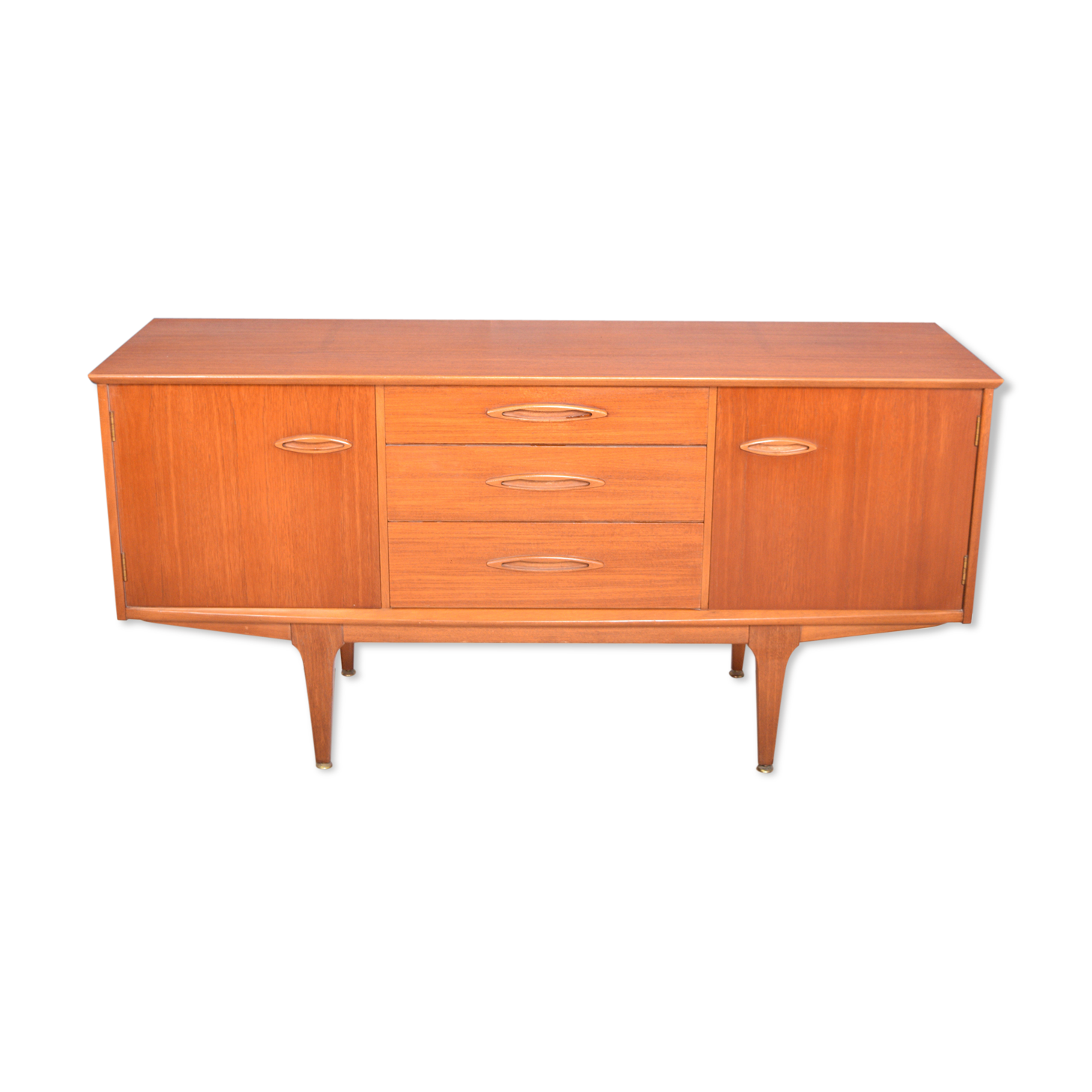 Restored Retro Teak 1960s Jentique Sideboard Cabinet