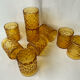 Verres ambres vintage