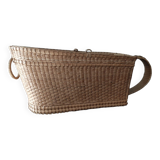 Ancien porte bouteille en vannerie