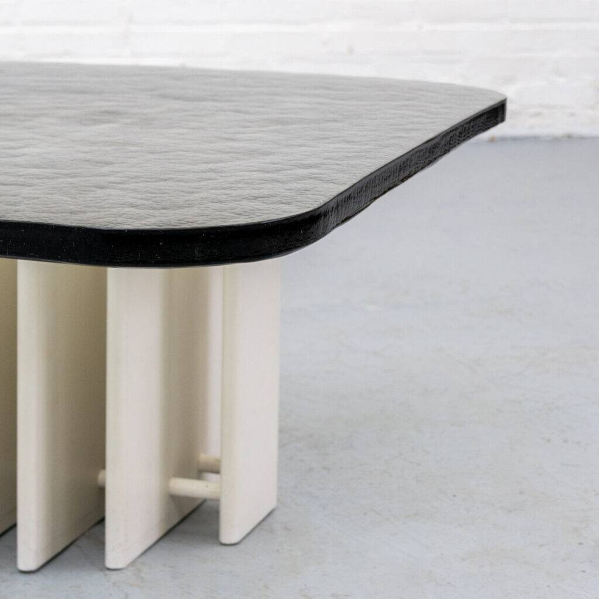 Heinz Lilienthal glass coffee table 1970s