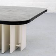 Heinz Lilienthal glass coffee table 1970s