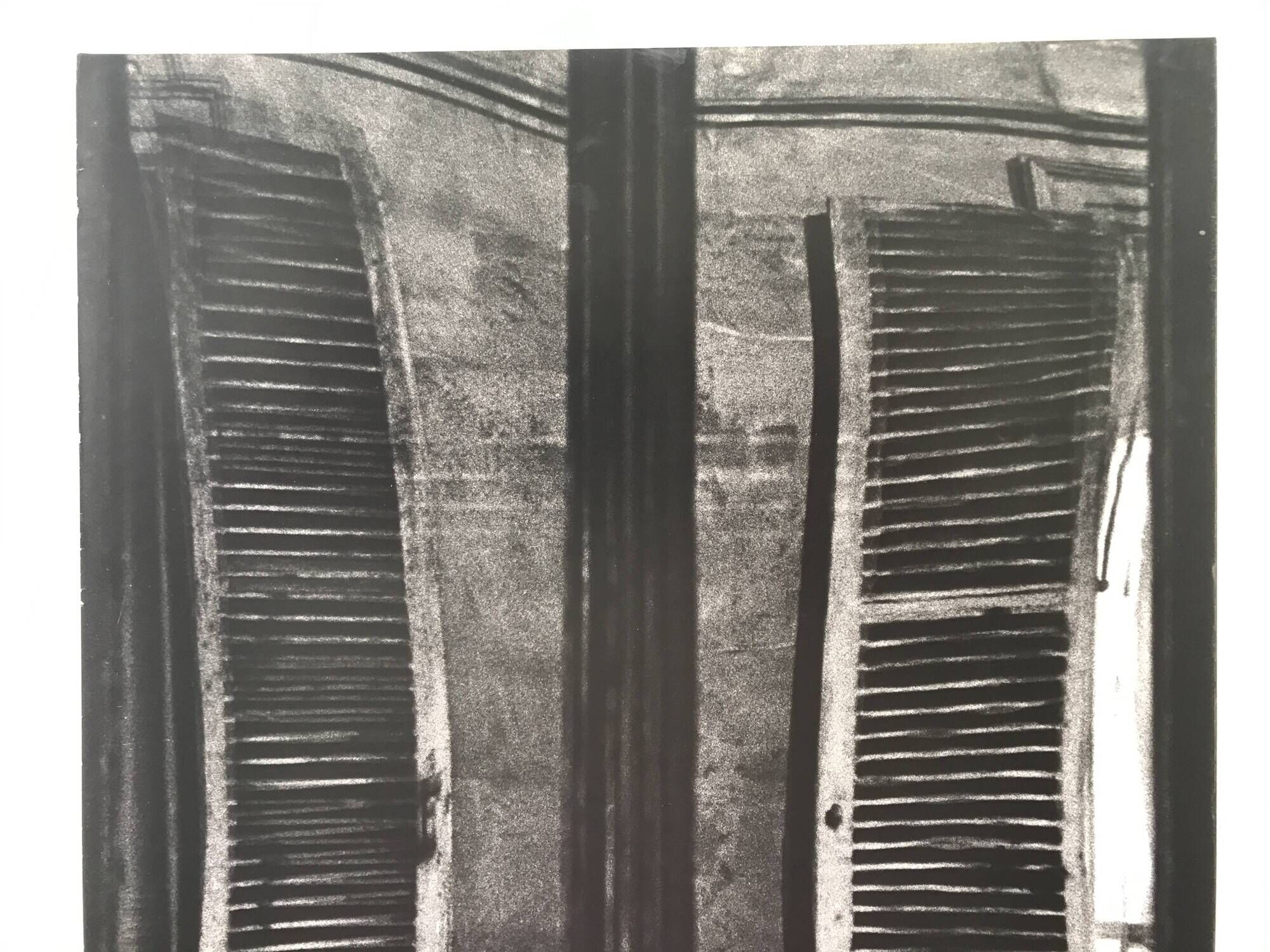 Rosine nusimovici, untitled (windows), 1976. black and white silver print.