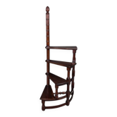 Library step ladder in mahogany, Victorian style, England – 20th century