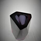 Faceted vase 80s Murano