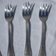 Fish service and its 6 silver-plated metal cutlery in the crossed ribbons model.
