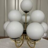 Midcentury chandelier made by Kamenicky Senov, designed by Jaroslav Bejvl 1960s