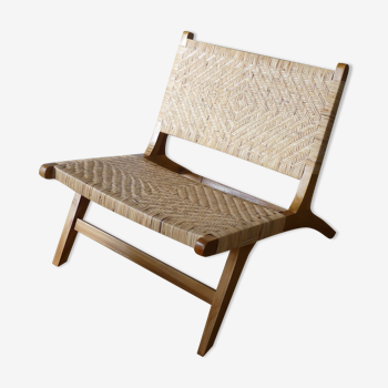 Rattan armchair and teak from bali