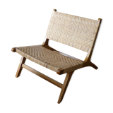 Rattan armchair and teak from bali