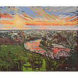 Richmond Terrace, December Sunset