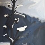 Jeannie Borel, Winter Landscape in Switzerland (1957)