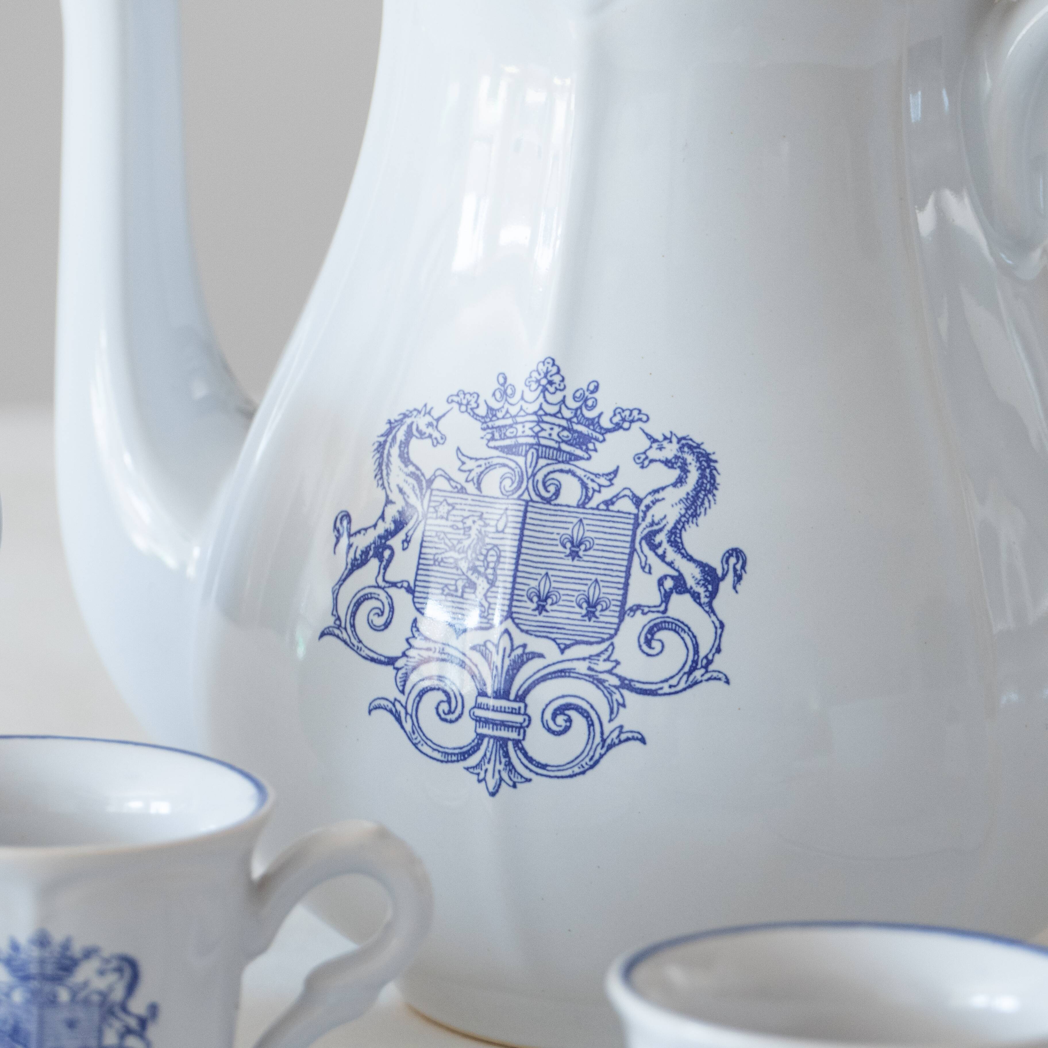 Coffee service Niderviller collection "Armorial"