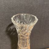 Cut crystal soliflore vase