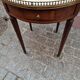 Mahogany hot water bottle table late XIX th