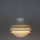 Lampe suspendue vintage danoise Verona par Svend Middelboe, Lyfa, 1962