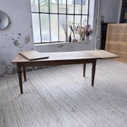 Solid oak farmhouse table with extensions (190-280cm) 1950