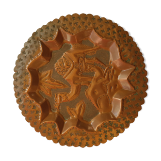 Assiette marocaine années 1970