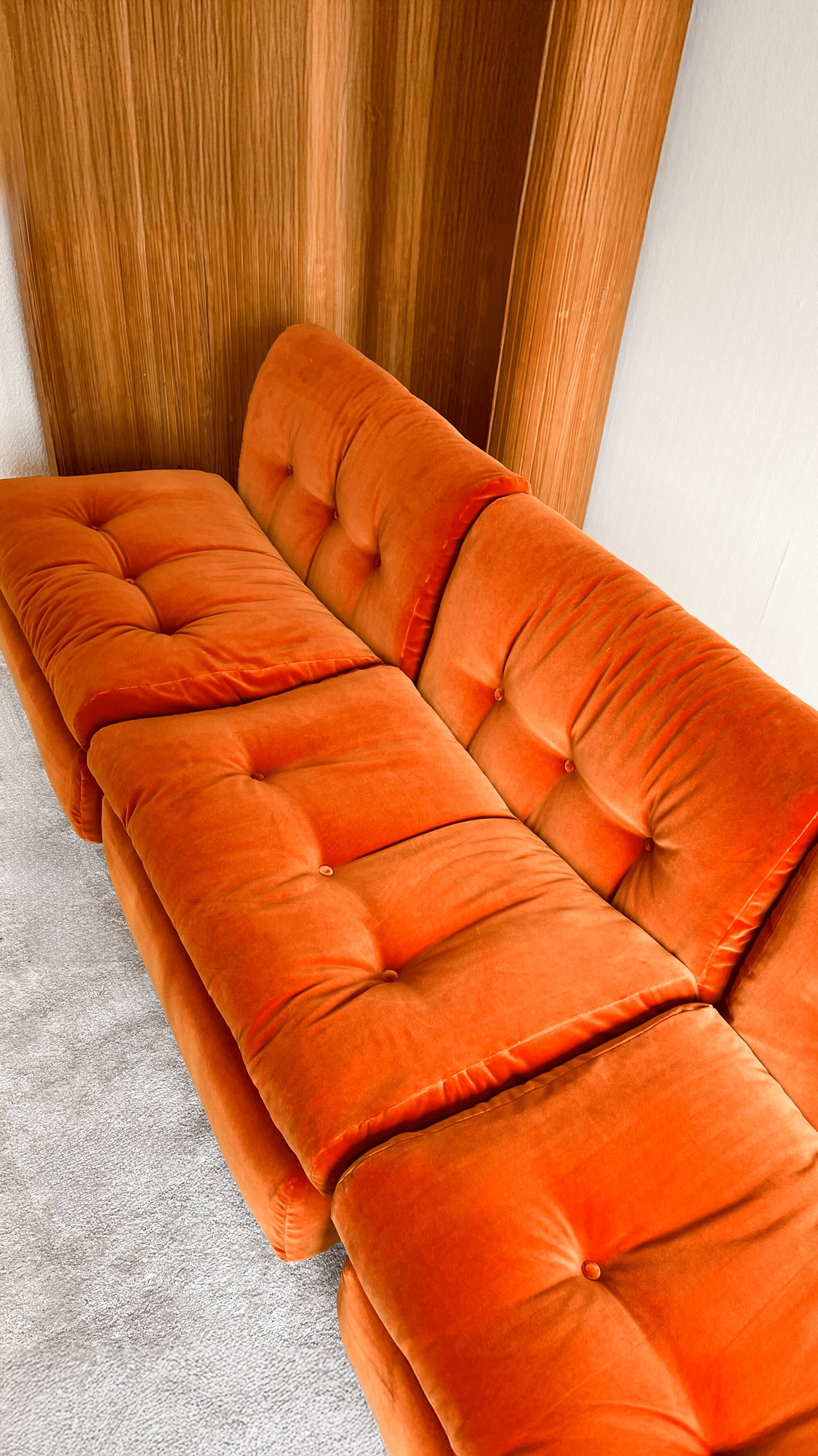 Fauteuil modulable « Amanta » dessiné par Mario Bellini pour B&B Italia, circa 1970
