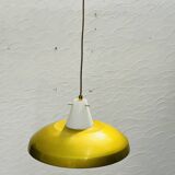 Suspension Philips vintage style Louis Kalff mustard