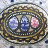 Large hollow ceramic dish from Quimper design L'Helguen André Keraluc