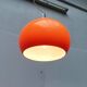 Suspended lamp Zurich Italian from the space age mid-century by Luigi Massoni for Guzzini.