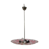 Suspension en verre design du milieu du siècle Napako, années 1960.