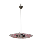 Suspension en verre design du milieu du siècle Napako, années 1960.