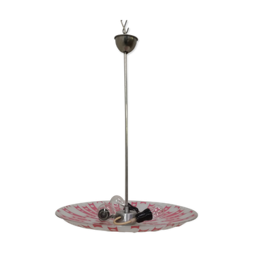 Mid-century design glass pendant/Napako, 1960's.