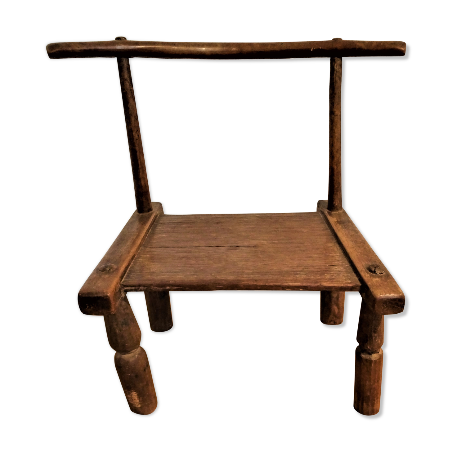 Old African low chair