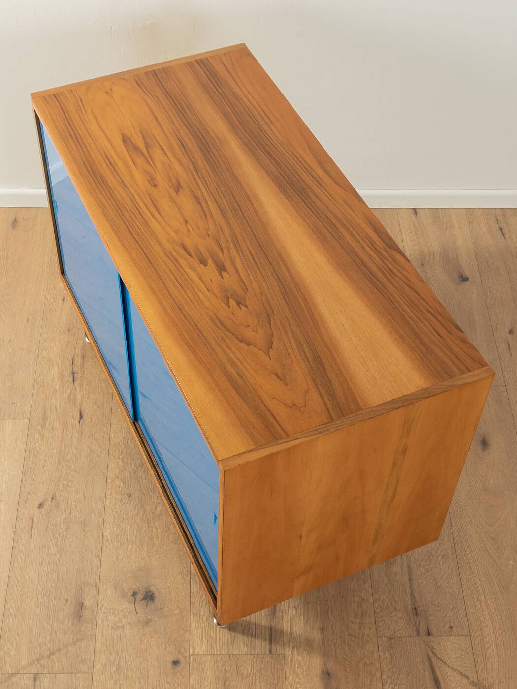 Commode bleue des années 1950