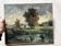 Old Impressionist Landscape – Pond and Countryside – Oil on Canvas