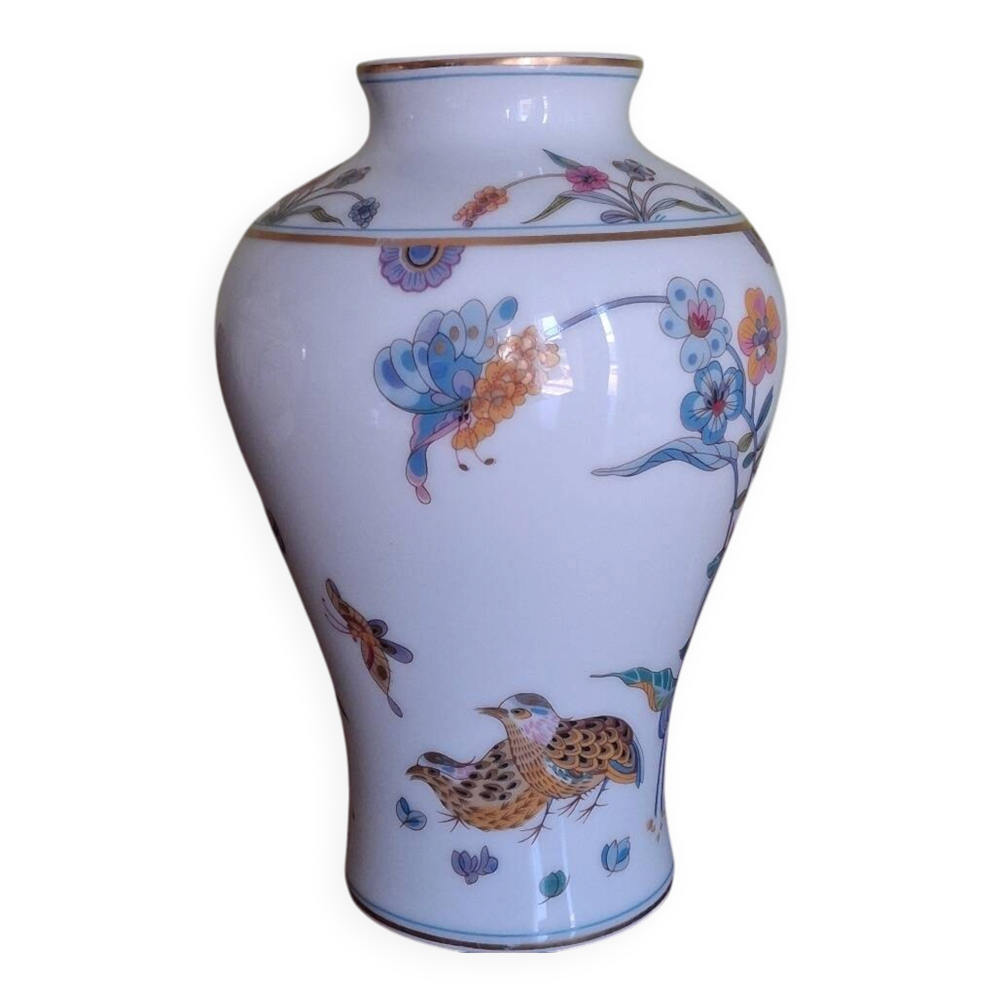 Splendid Haviland porcelain vase