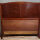 Nancy School: Art Nouveau style bed, characterized by its curved lines