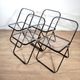 Set of 4 Plia chairs by Giancarlo Piretti – Anonima Castelli