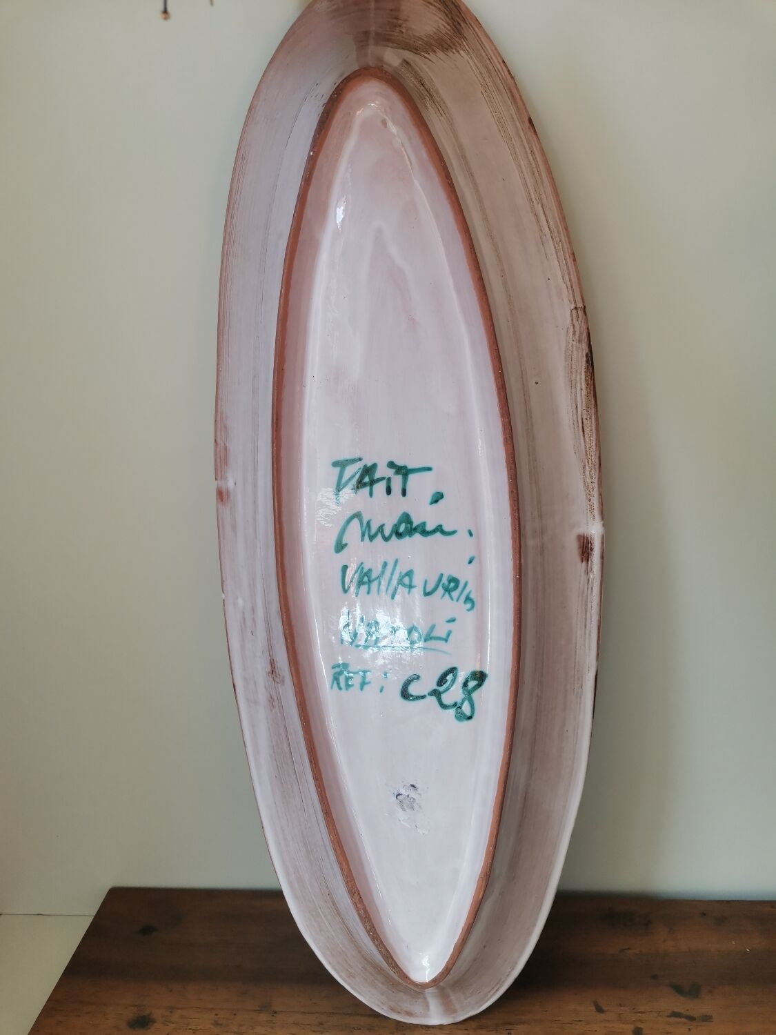 Oval dish vintage Vallauris