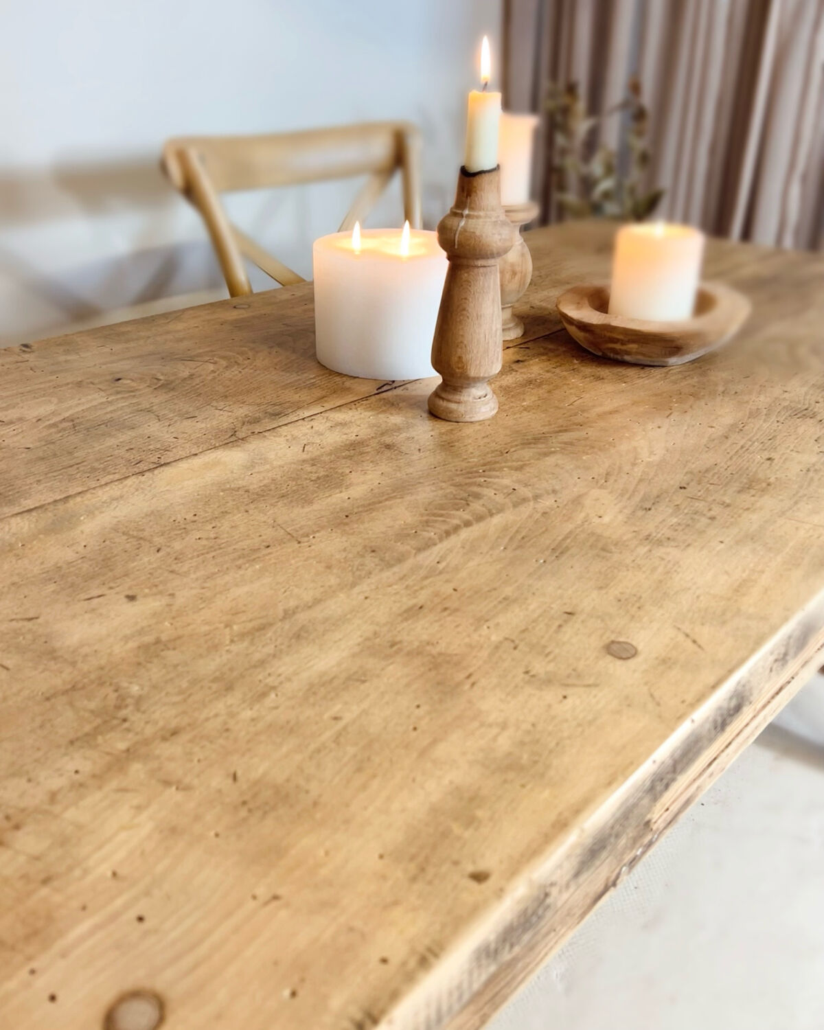 Restored farmhouse table