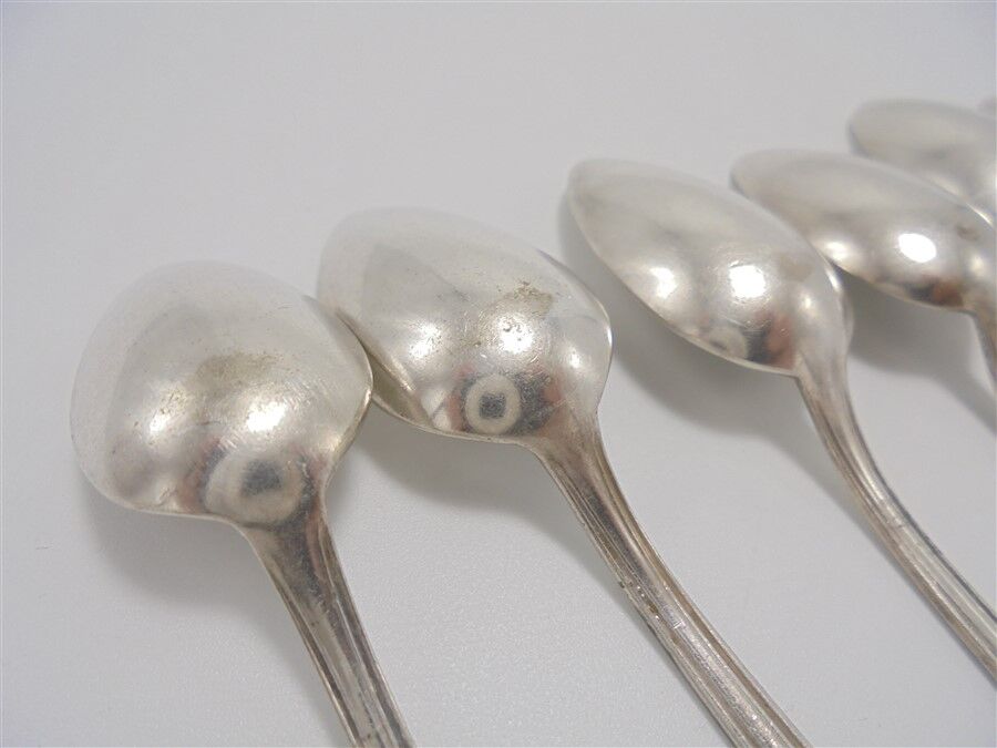 6 old small spoons