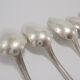 6 old small spoons