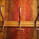 Bistro wall coat rack/hats - 3 curved wooden hooks - Signed Thonet - 1940s/50s